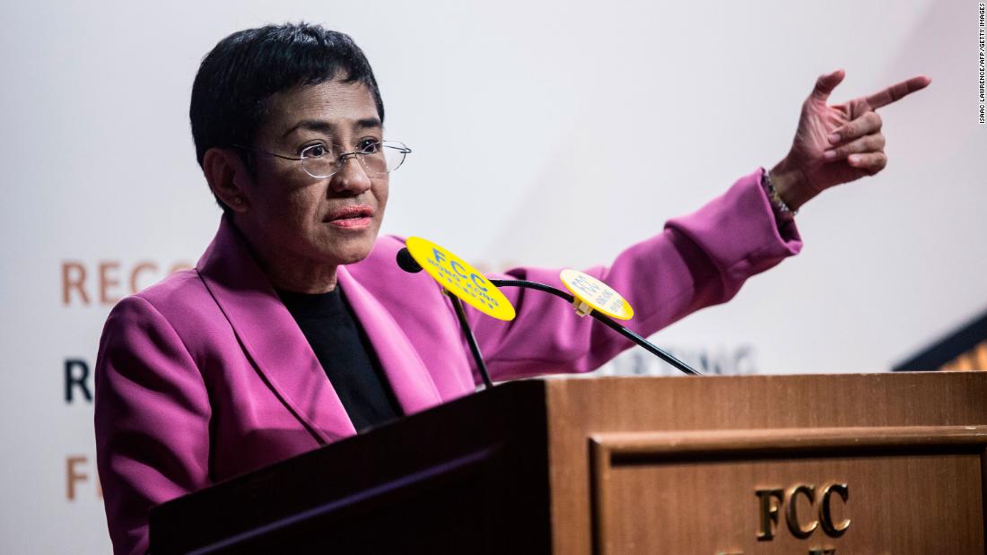 Rappler CEO Maria Ressa: Nobel Peace prize winner vows to fight for the facts in Philippines