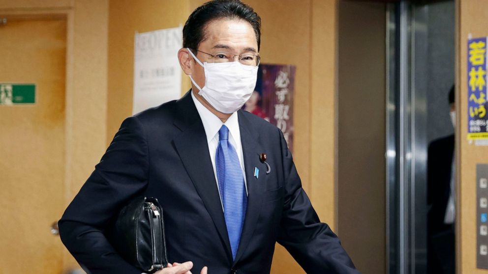 Japan's Parliament set to formally choose Kishida as new PM
