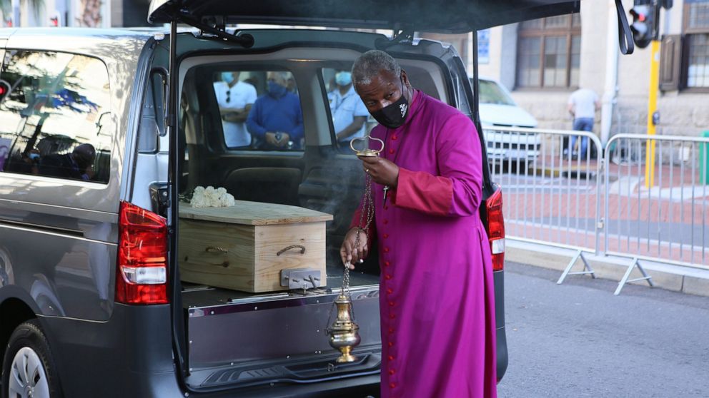 'A moral giant': South Africans pay their respects to Tutu