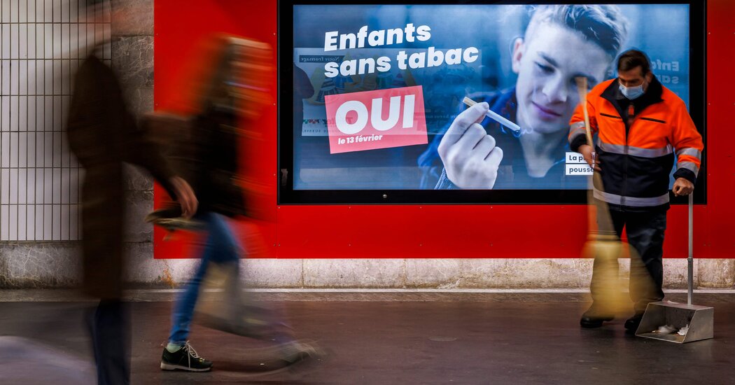 Swiss Approve Ban on Tobacco Ads