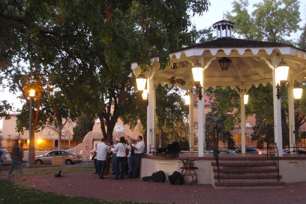 Gazebo in Old Town Plaza, Albuquerque