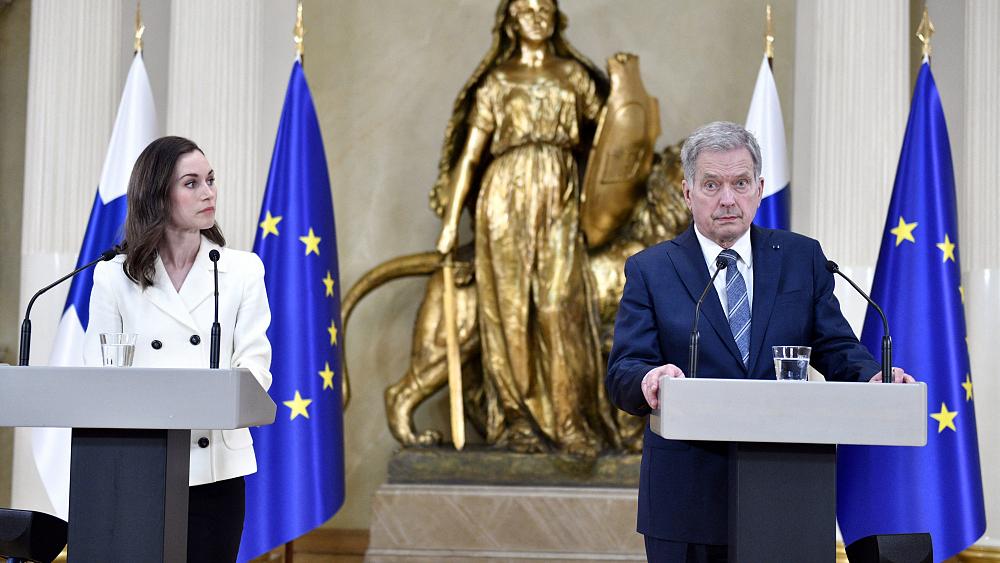 Finland's president and prime minister announce formal intention to join NATO