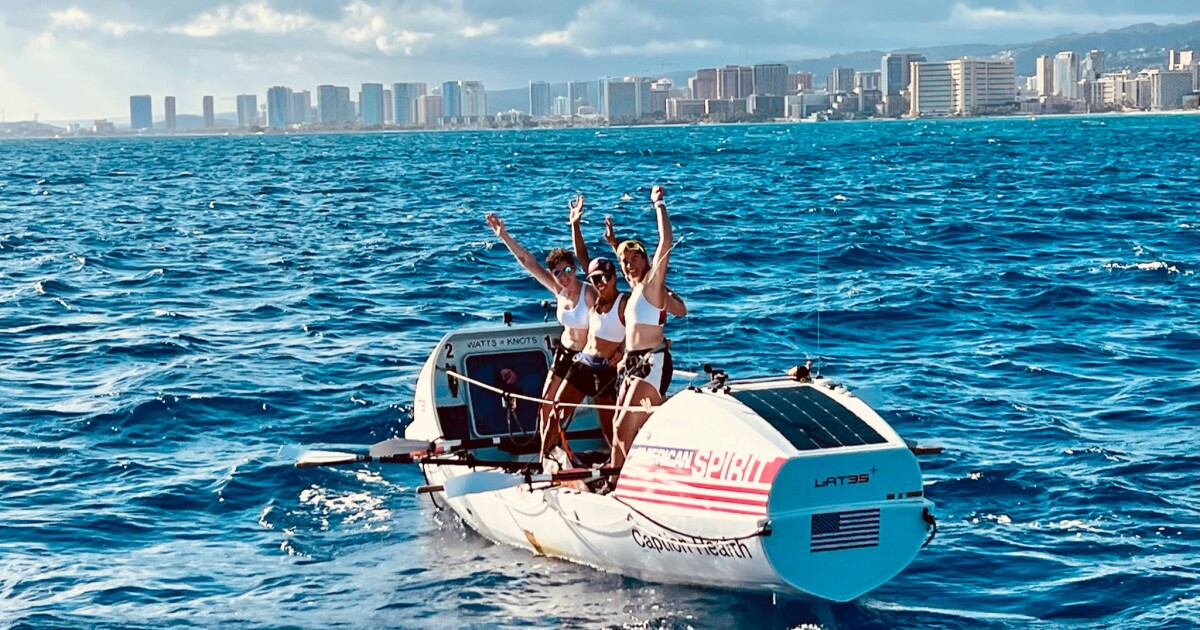 How four women set a world record rowing across Pacific Ocean