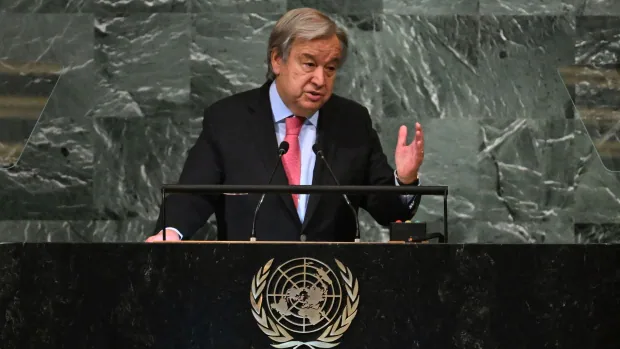 'Our world is in peril,' UN secretary general warns general assembly