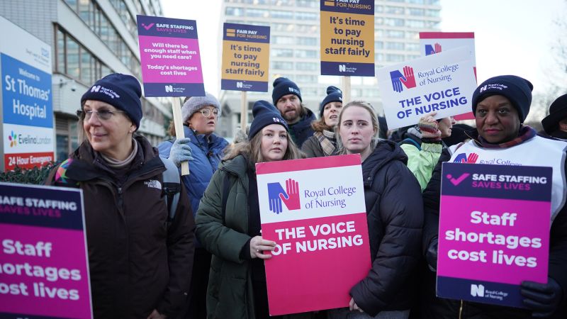British nurses launch historic strike, as pay and staffing crises threaten the NHS