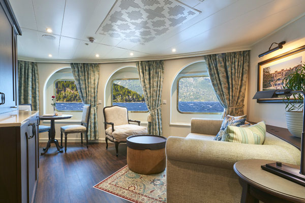 The Broadmoor (CO) and Sea Island (GA) go to sea with new suites on Windstar Cruises