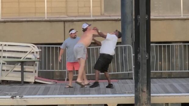 Warrants issued in Alabama dock brawl after group of white men attack Black riverboat worker