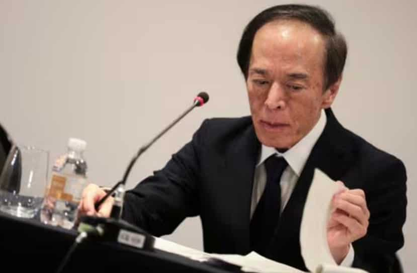 BOJ chief Ueda slightly tones down optimism on economy